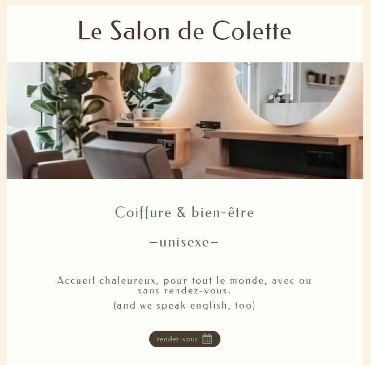 Le salon de colette - salon de coiffure pour tout le monde