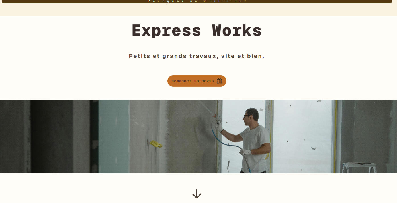 Express Works: petits et grands travaux.